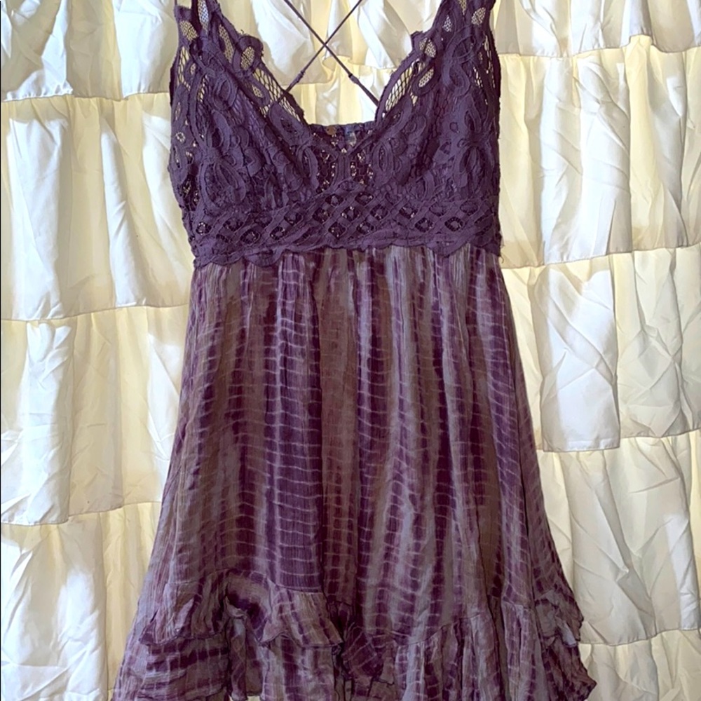 Free people Adella tie dye slip NWT 🌛🔮🌜